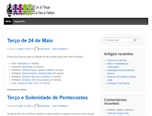Tablet Screenshot of coro.paroquiabaixadabanheira.org